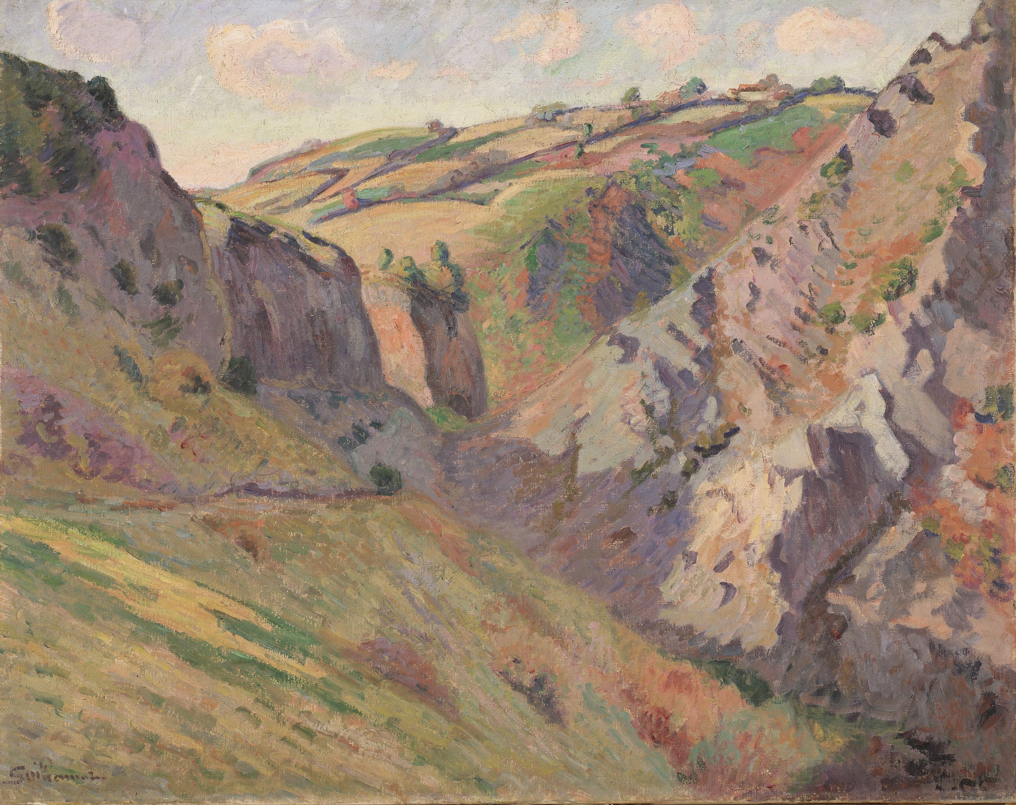 Les Grottes de Prunal près de Pontgibaud (Auvergne) - Armand Guillaumin - Alpha Reproduction