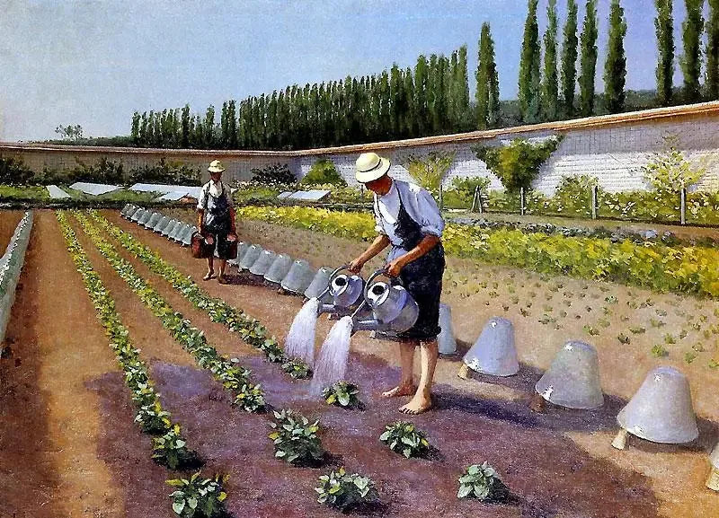 Hagearbeiderne - Gustave Caillebotte