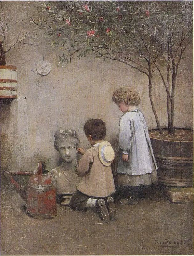 Les jeunes artistes - Jean Béraud image 1 tableau peint à l’huile sur toile