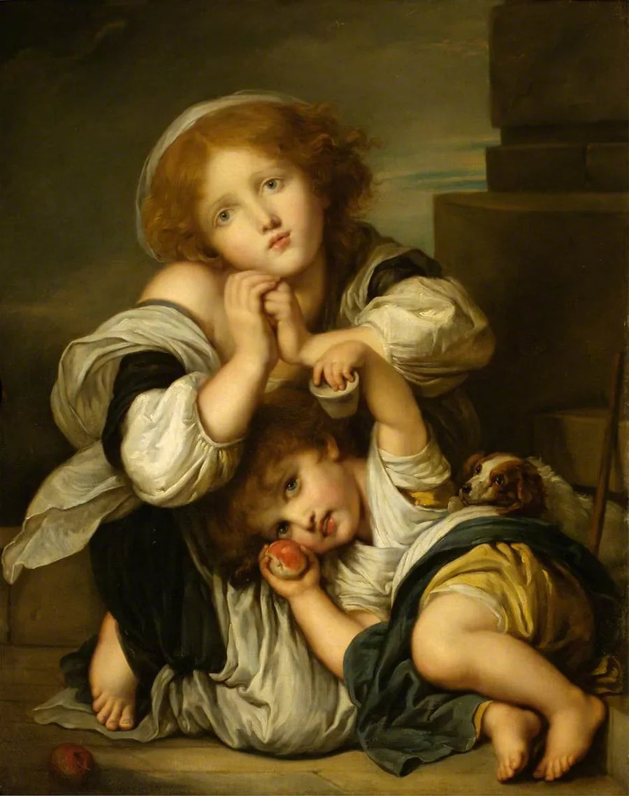 De unge tiggerne - Jean-Baptiste Greuze