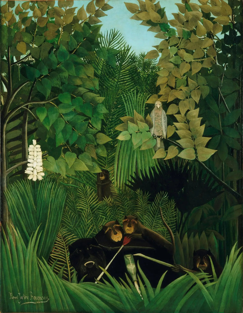 De Glade Spøkefuglene - Henri Rousseau
