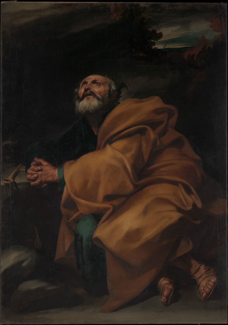 Saint Peters Tårer - Jusepe de Ribera