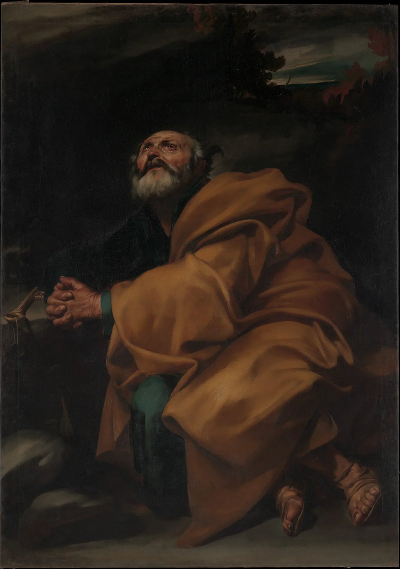 Saint Peters Tårer - Jusepe de Ribera