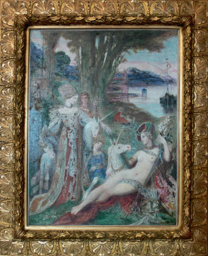 Enhjørningene - Gustave Moreau