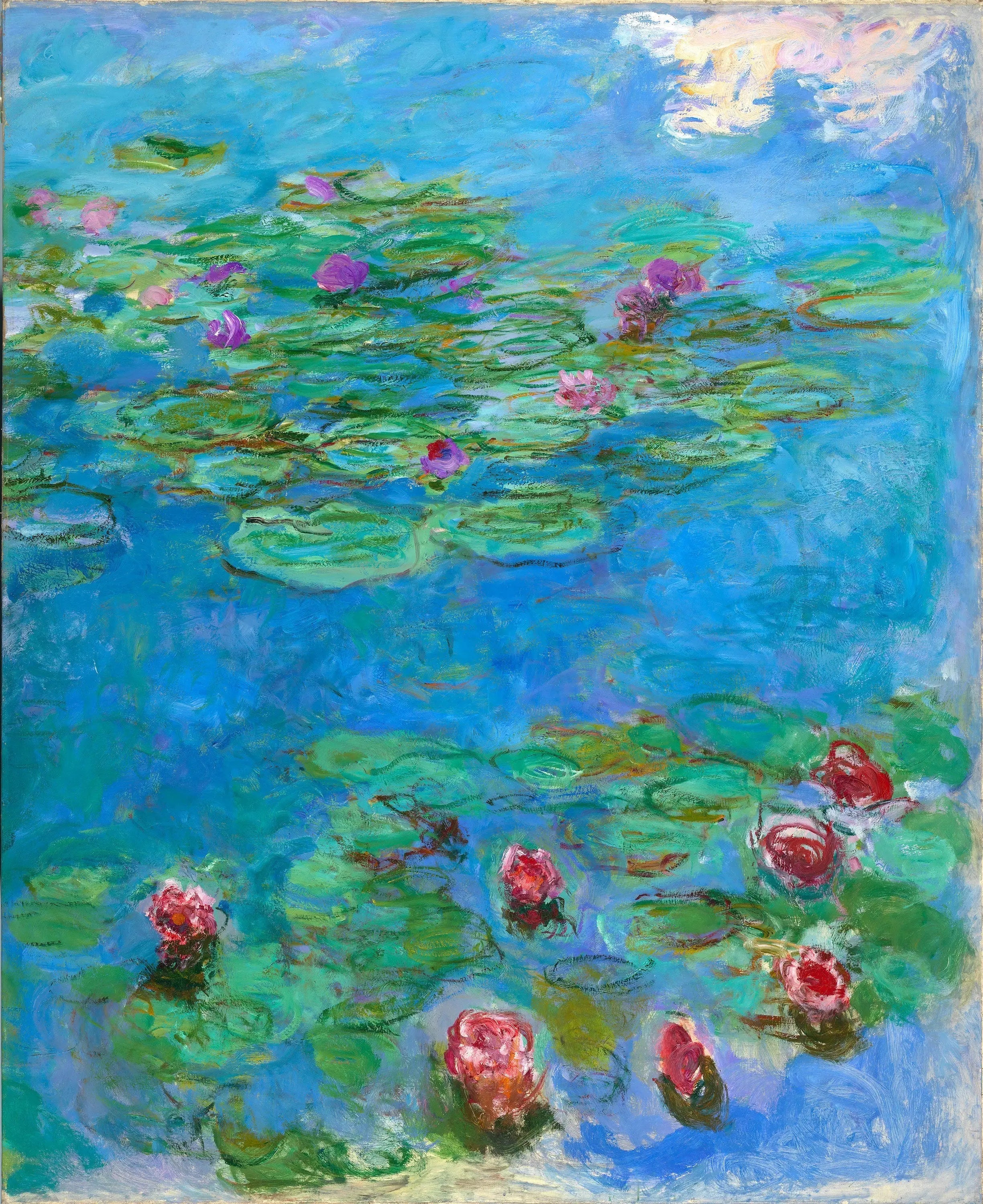 Les lilies d'eau - Claude Monet image 1 reproduction artisanale de tableau