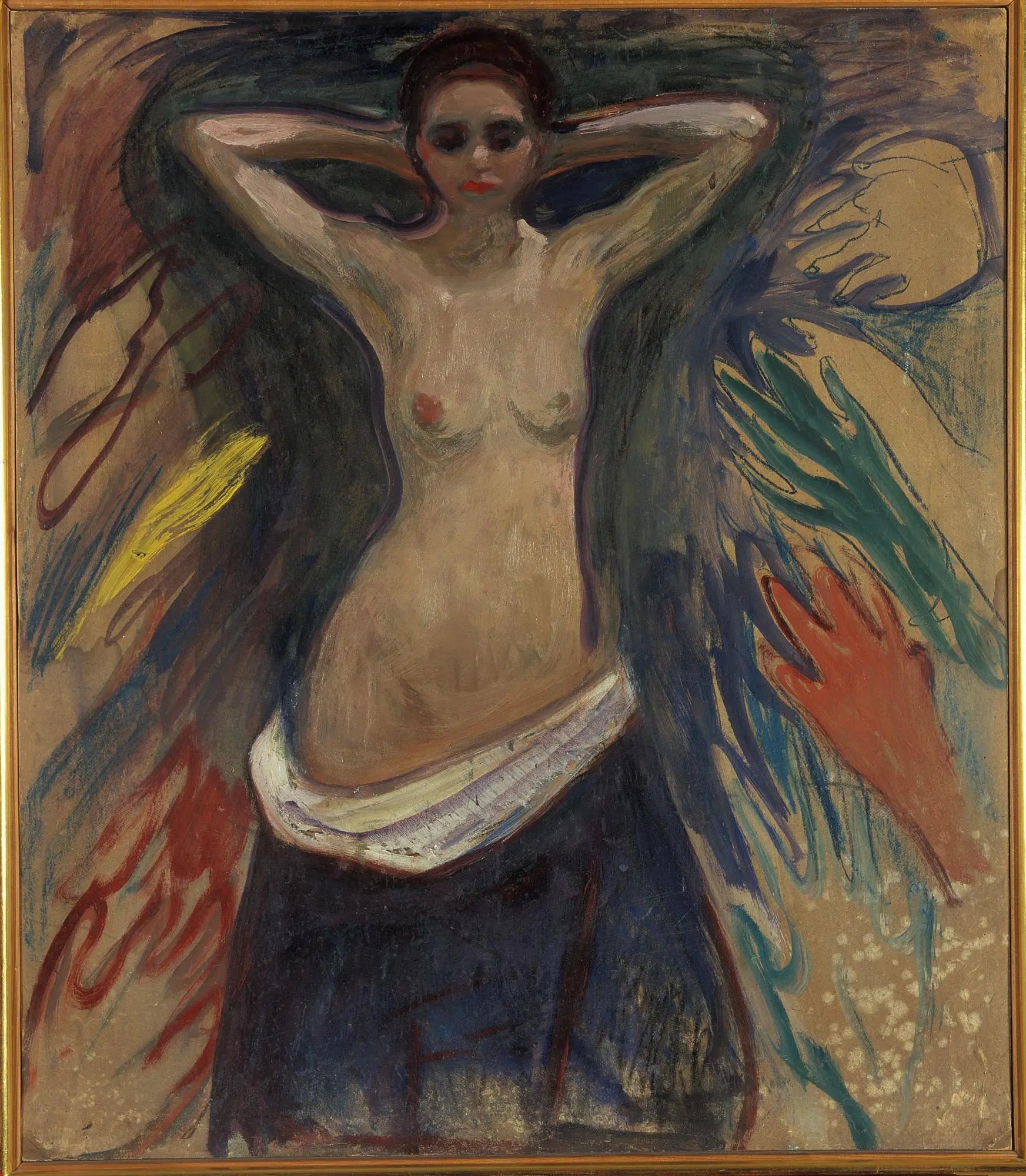 Reproduction du tableau « Les Mains - Edvard Munch » par Alpha Reproduction en peinture à l’huile