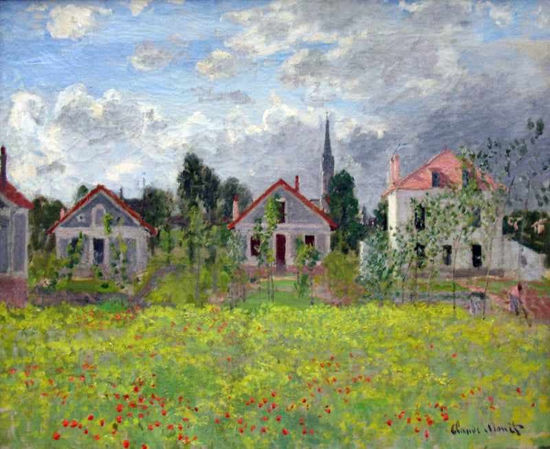 Husene i Argenteuil - Claude Monet