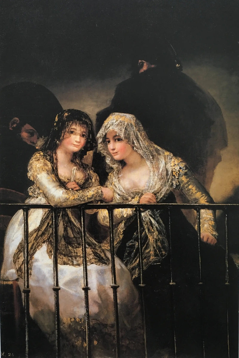 Majaene på balkongen - Francisco de Goya