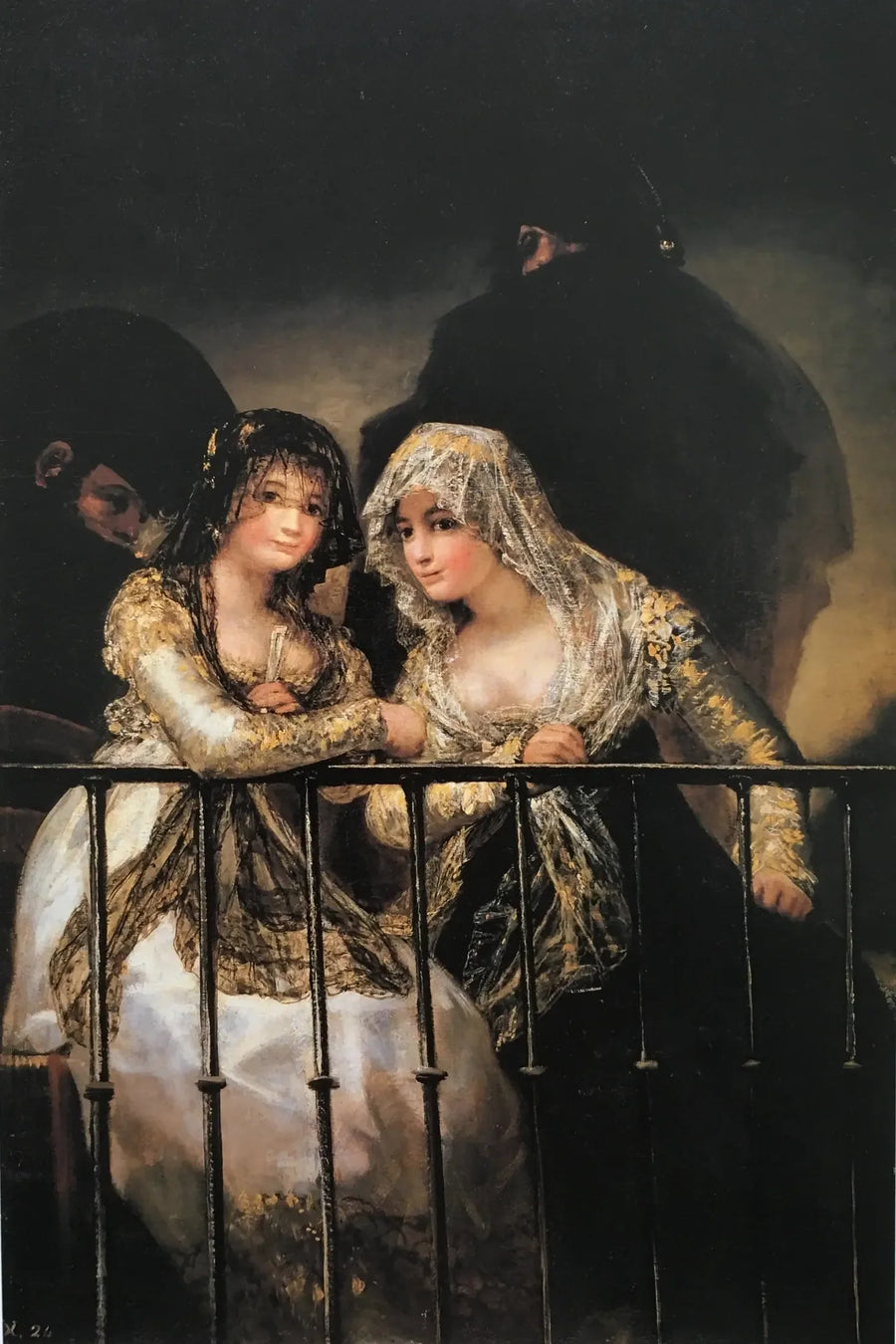 Majaene på balkongen - Francisco de Goya