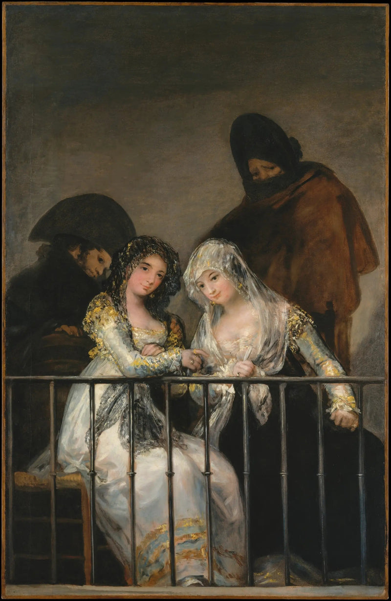 Majaene på balkongen - Francisco de Goya