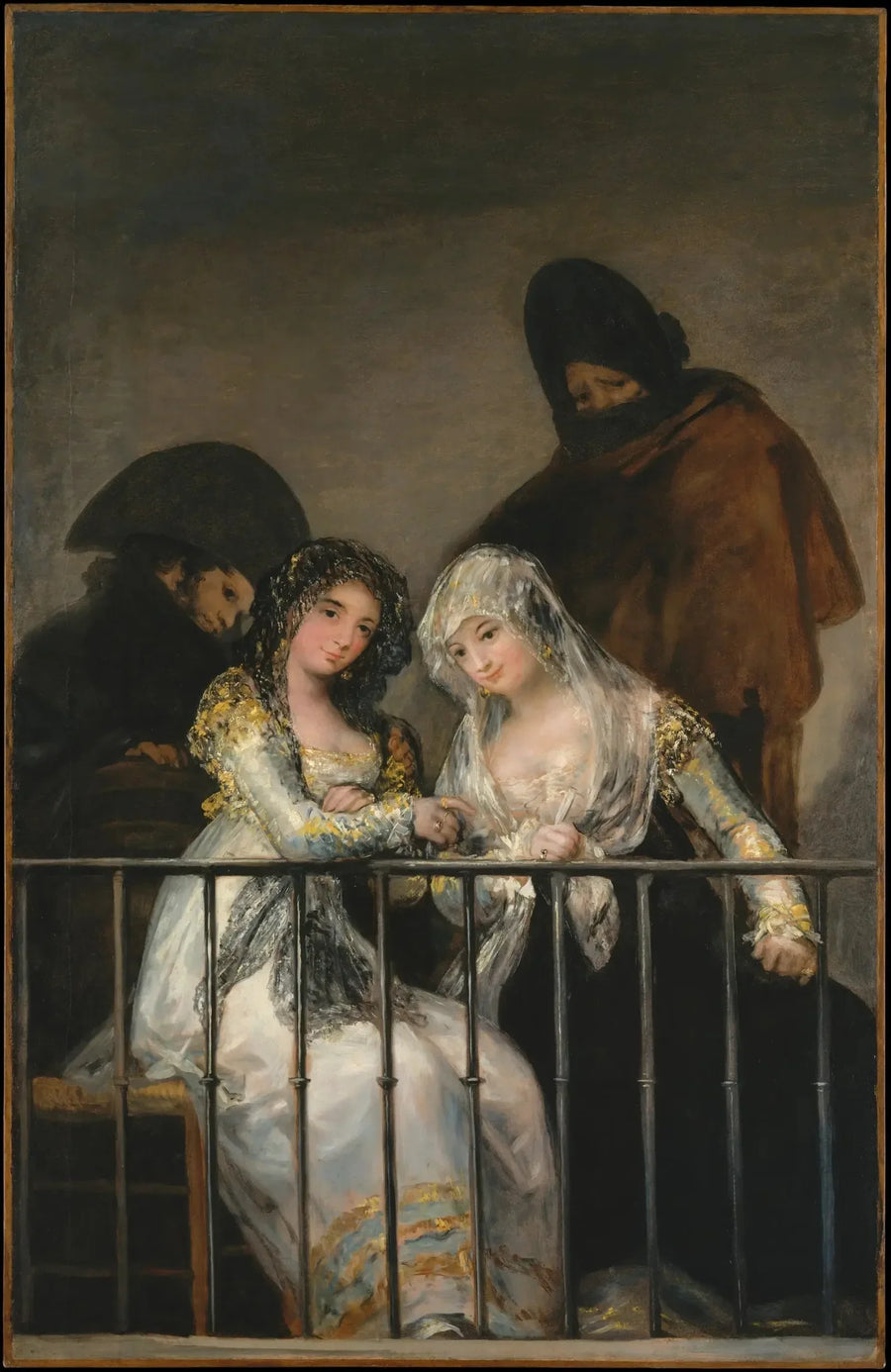 Majaene på balkongen - Francisco de Goya