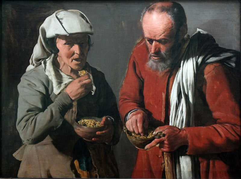 De erterspiserne - Georges de La Tour