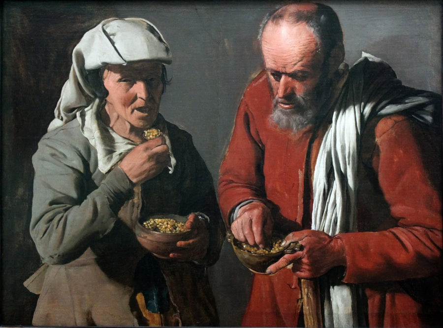 De erterspiserne - Georges de La Tour