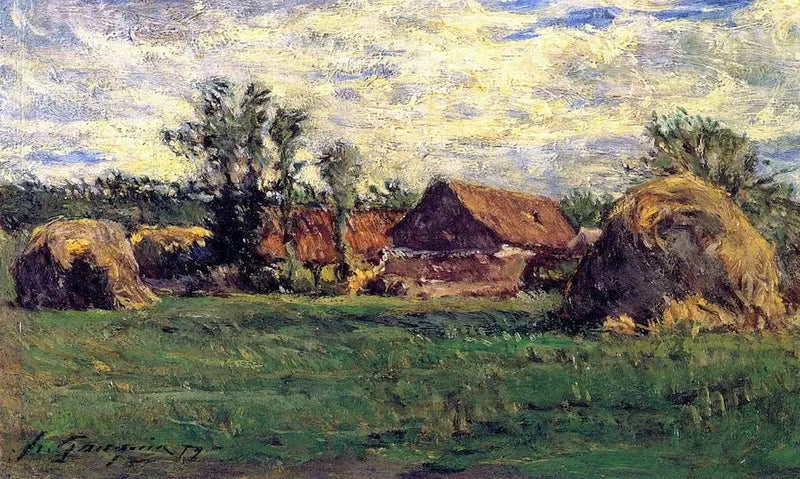 Les Meules, eller Områdene rundt Pontoise - Paul Gauguin