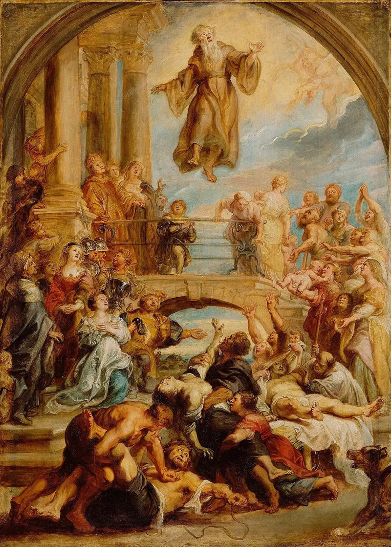 Miraklene til Saint François de Paule - Peter Paul Rubens