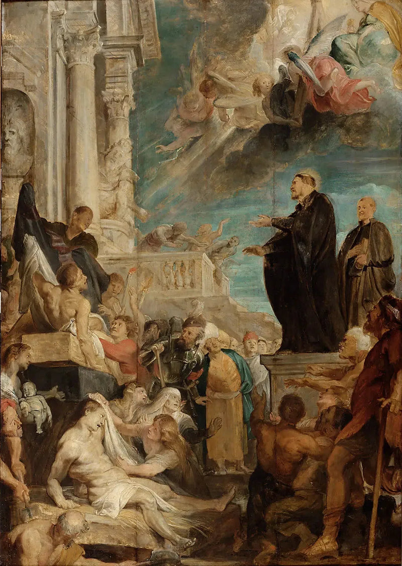 Miraklene til Saint François Xavier, Modell - Peter Paul Rubens