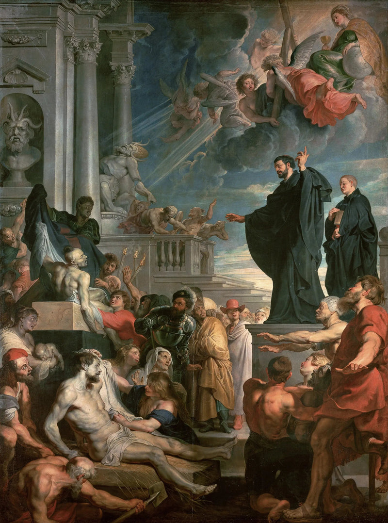 Miraklene til Saint François-Xavier - Peter Paul Rubens