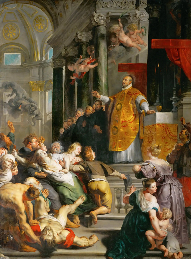 Miraklene til Saint Ignatius av Loyola - Peter Paul Rubens