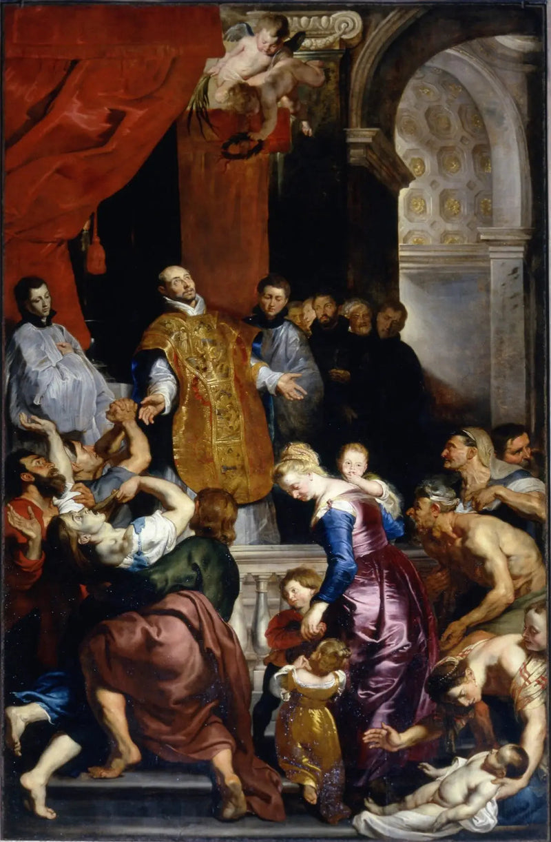 Miraklene til Saint Ignatius - Peter Paul Rubens