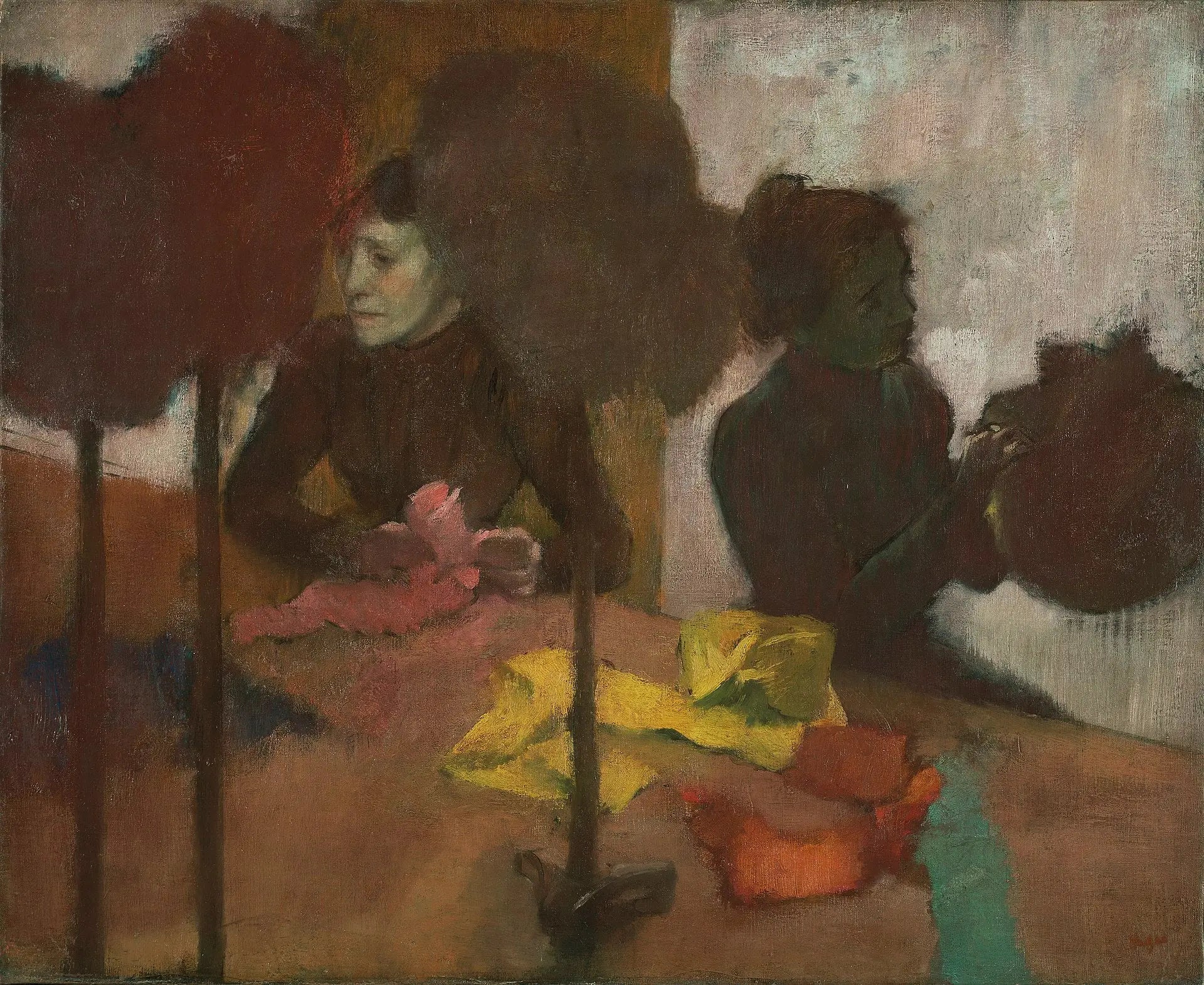 Les Modistes - Edgar Degas image 1 tableau peint à l’huile sur toile