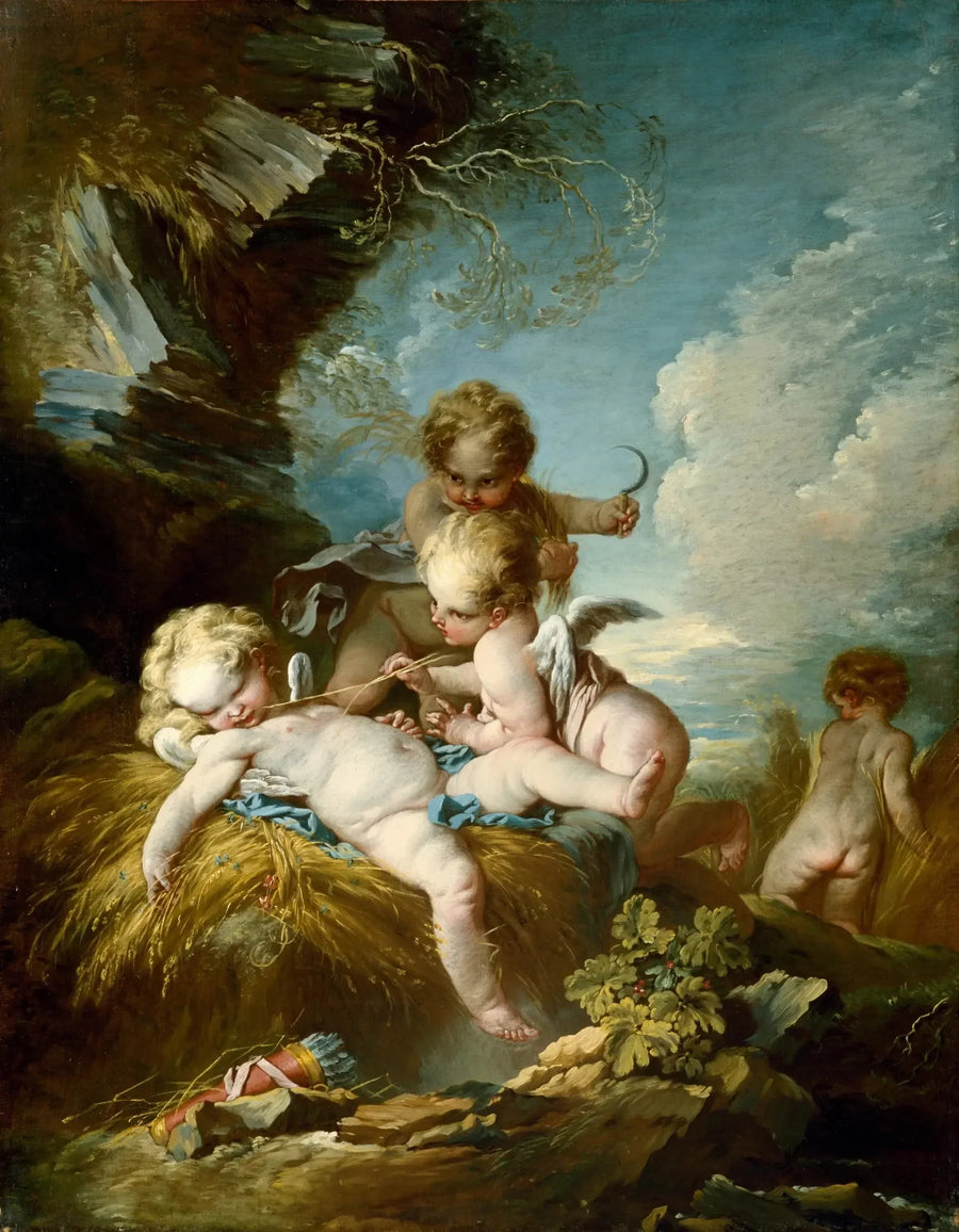 Høstingene av cherubiner - François Boucher