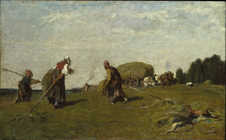 Les moissonneuses - Eugène Fromentin image 1 reproduction artisanale de tableau