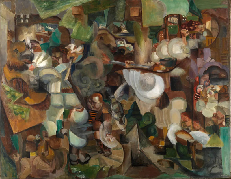 De fjellfolk angrepet av bjørner - Henri Le Fauconnier