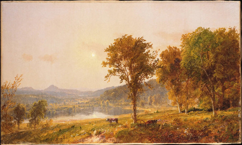 Brimstone-fjellene og Sugar Loaf fra Warwick - Jasper Francis Cropsey
