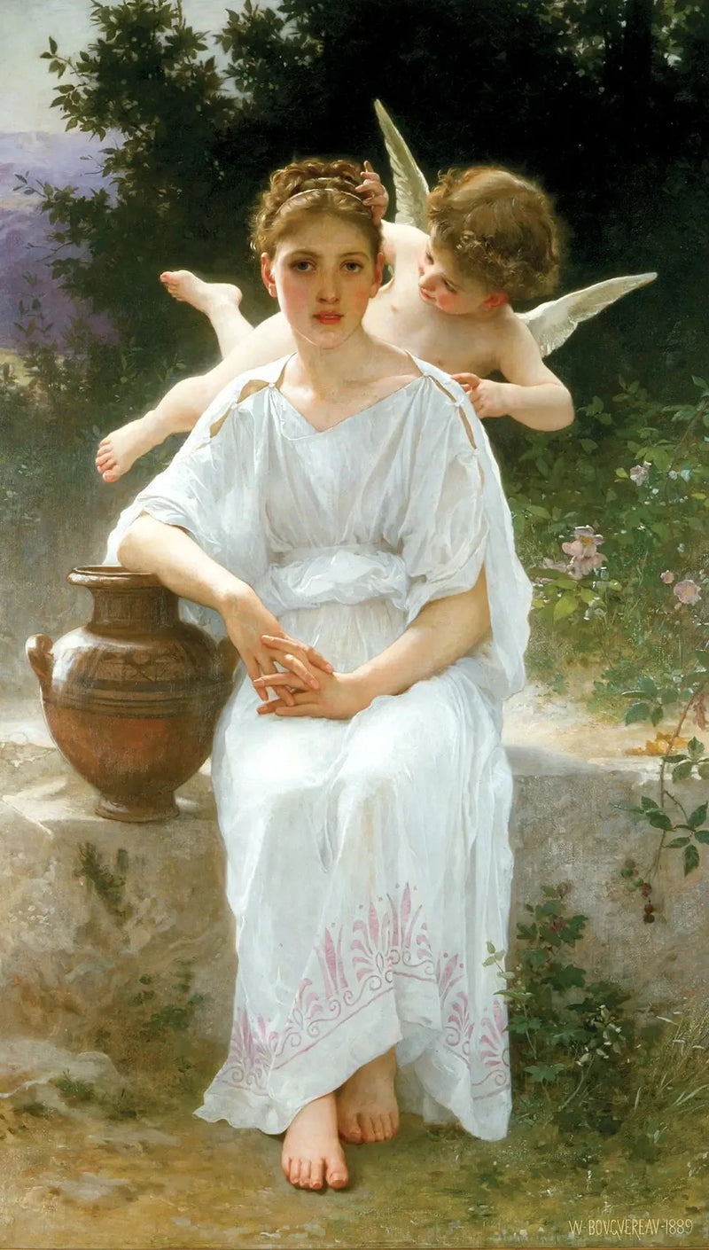 Kjærlighetens hvisking - Bouguereau