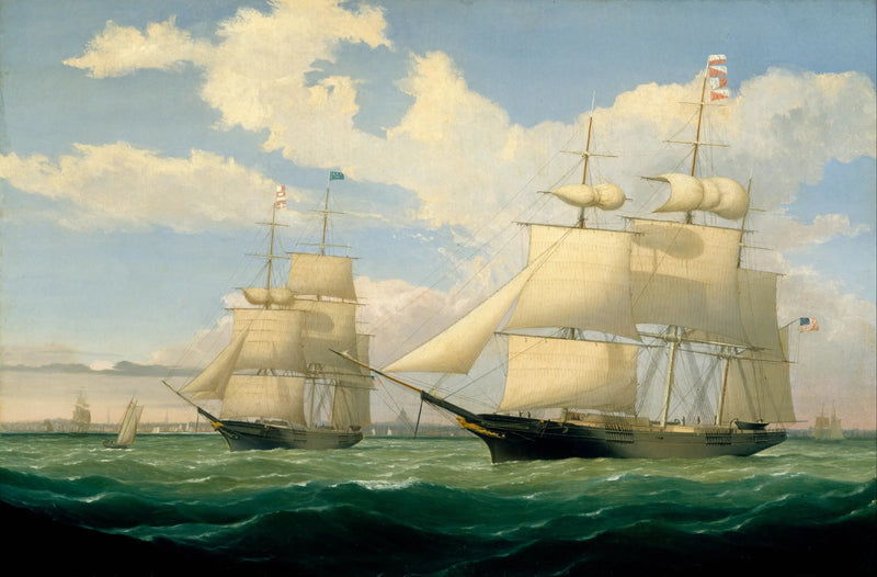 Skipene « Winged Arrow » og « Southern Cross » i Boston havn - Fitz Henry Lane

Source:
Les navires « Winged Arrow » et « Southern Cross » dans le port de Boston - Fitz Henry Lane
