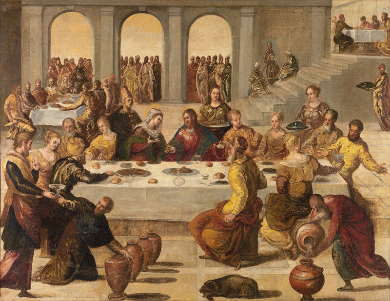 Bryllupet i Kana - Jacopo Tintoretto
