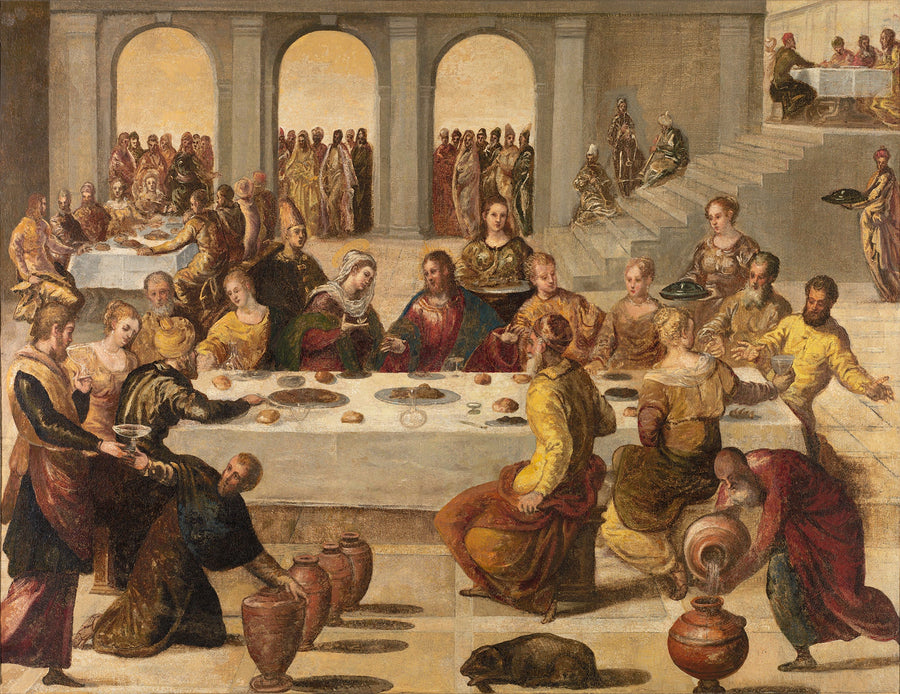Bryllupet i Kana - Jacopo Tintoretto