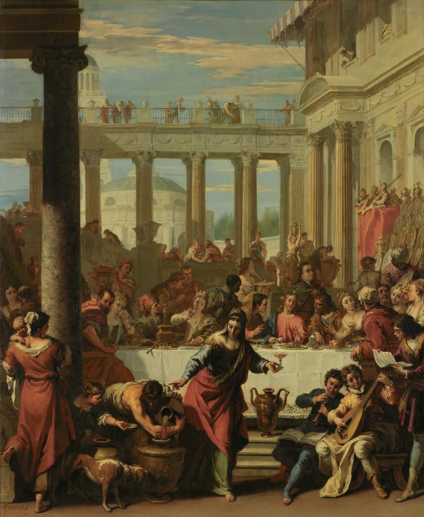 Bryllupet i Kana - Sebastiano Ricci