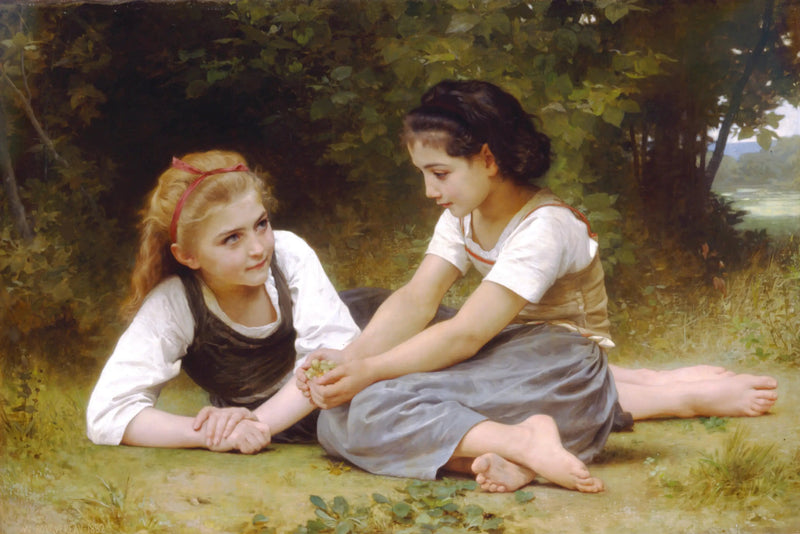 Hasselnøttene - Bouguereau