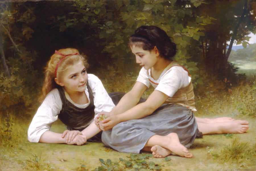 Hasselnøttene - Bouguereau