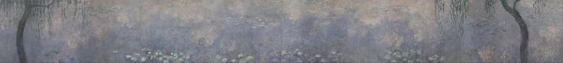Nymfeene: De to pilene - Claude Monet