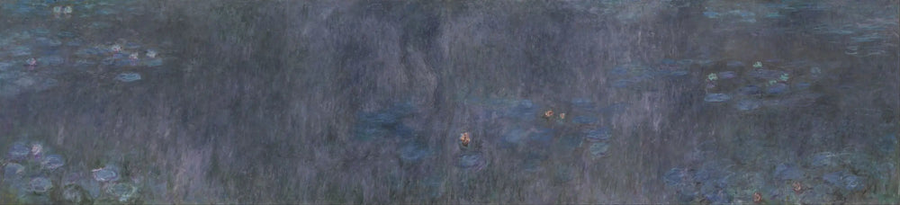 Les Nymphéas : Reflets d'arbres - Claude Monet image 1 reproduction artisanale de tableau