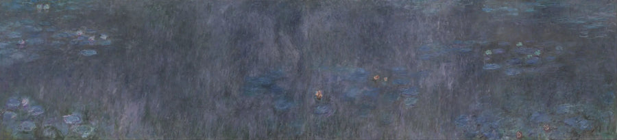 Nymfeene: Refleksjoner av trær - Claude Monet