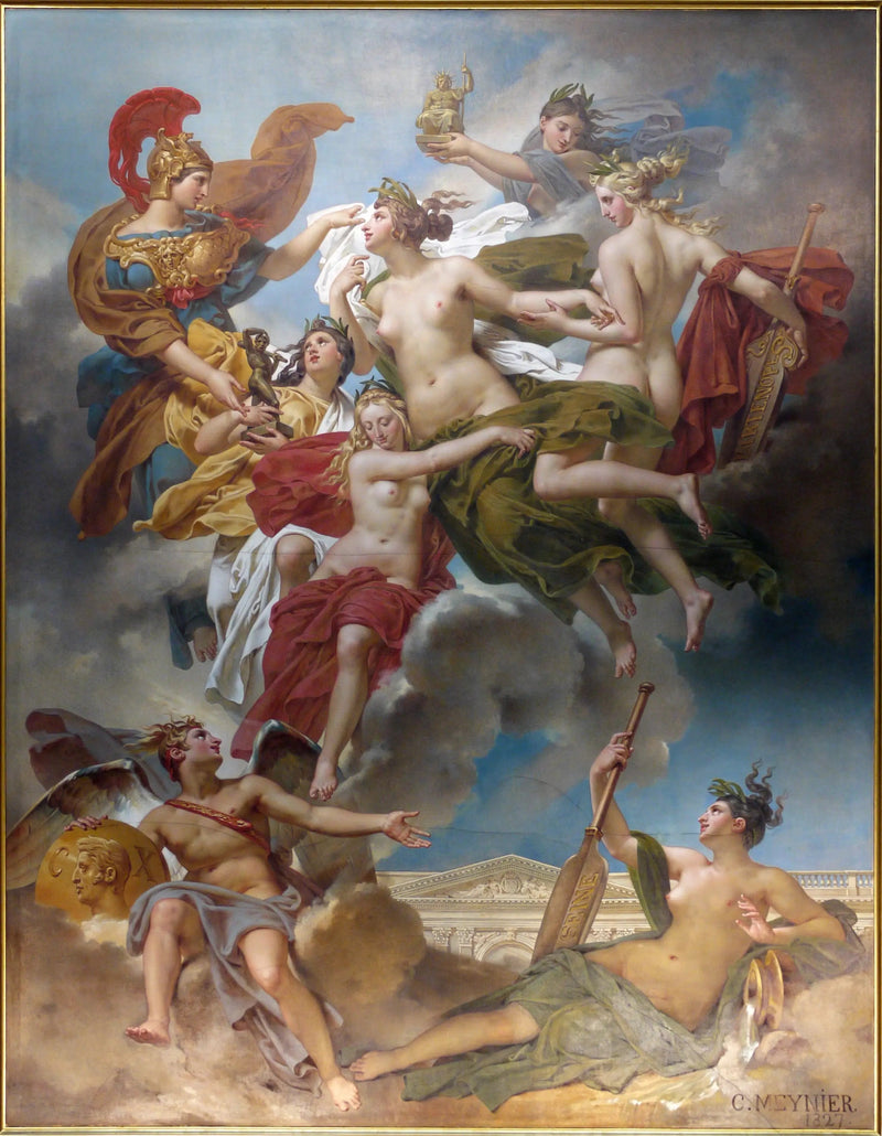 De nymfene fra Parthénope ledet av kunstgudinnen - Charles Meynier

Source:
Les Nymphes de Parthénope conduites par la déesse des Beaux-Arts - Charles Meynier