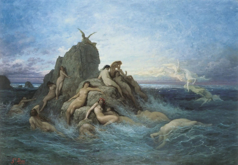 Oceanidene - Gustave Doré