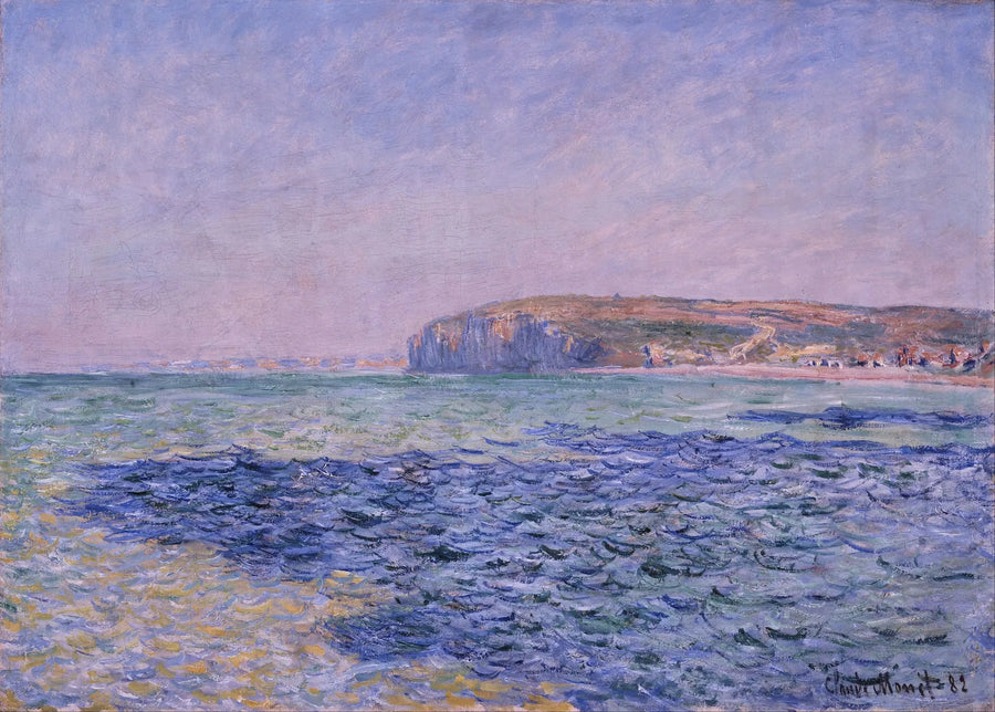 Skyggene på havet, klippene ved Pourville - Claude Monet