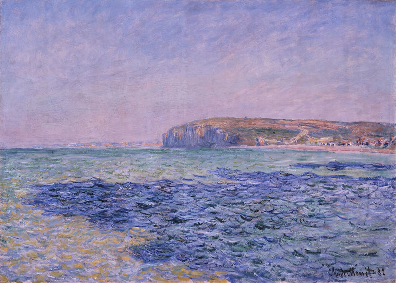 Skyggene på havet, klippene ved Pourville - Claude Monet
