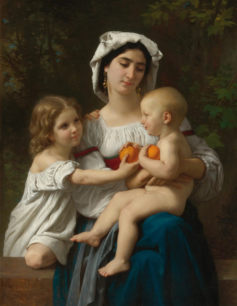 Appelsinene - Bouguereau