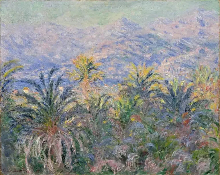Palmetrærne i Bordighera - Claude Monet