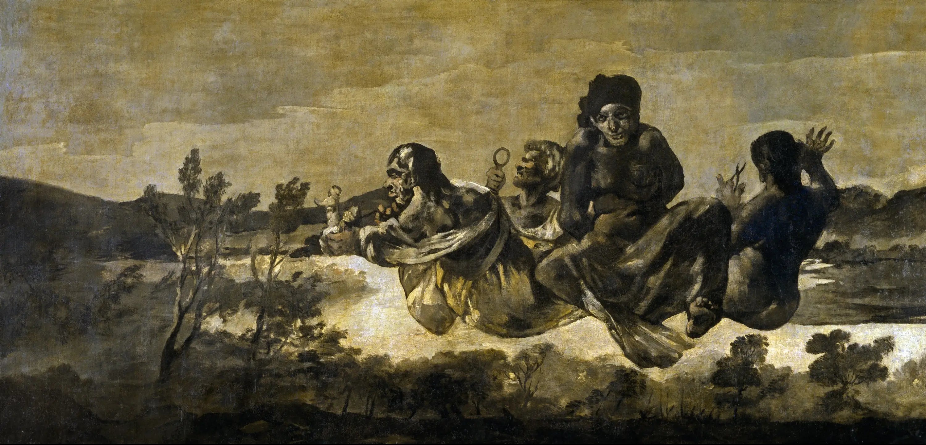 Les Parques - Francisco de Goya image 1 reproduction de peinture à l’huile