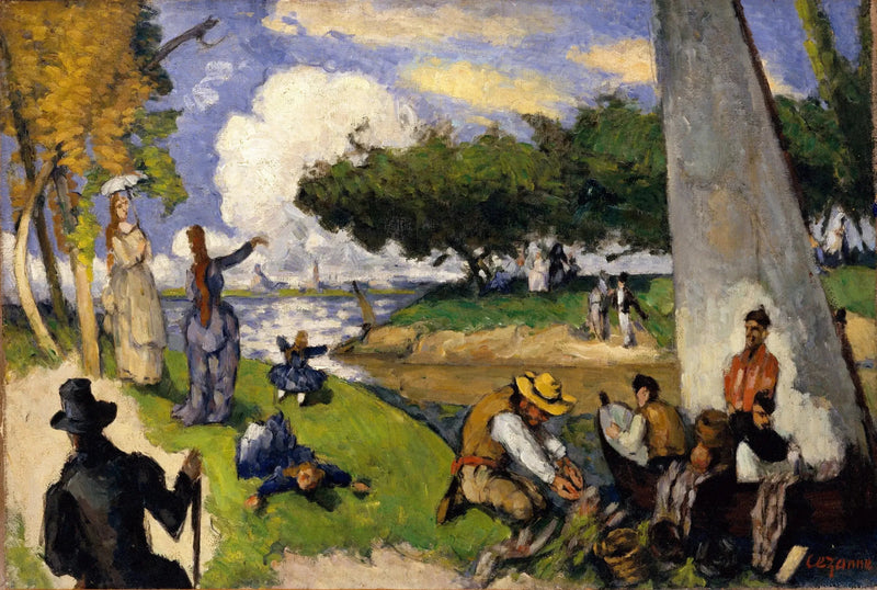 Fiskerne – Juli-dag - Paul Cézanne