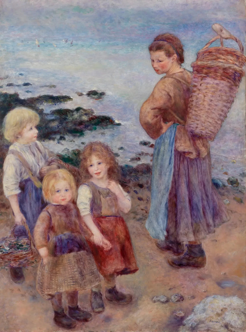 Muslingfiskerne i Berneval - Pierre-Auguste Renoir