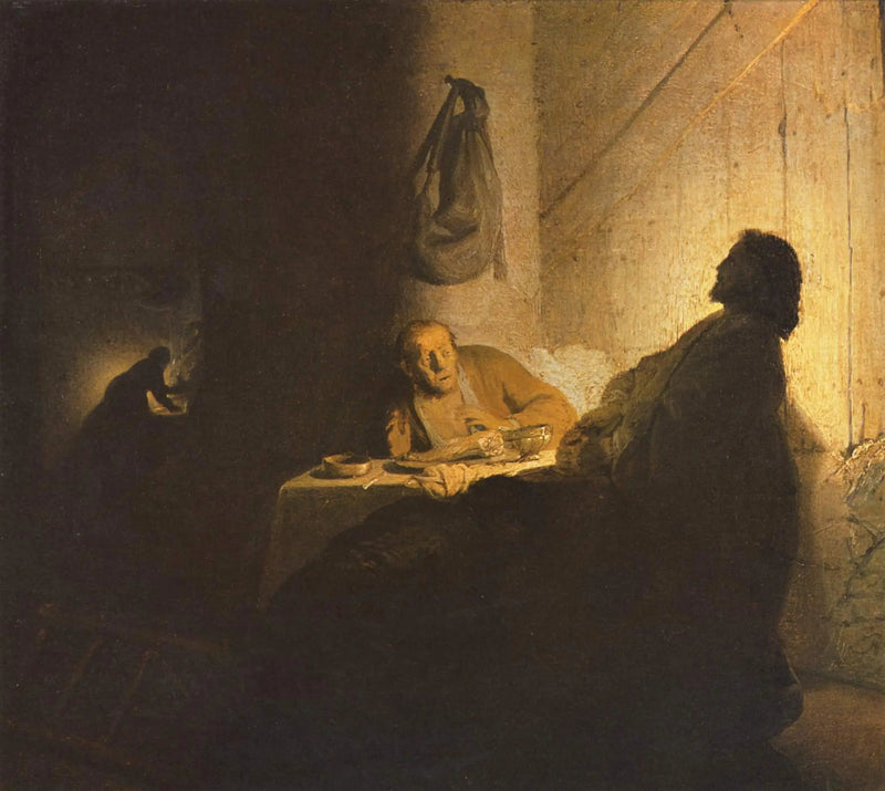 Emmaus-pilegrimene - Rembrandt