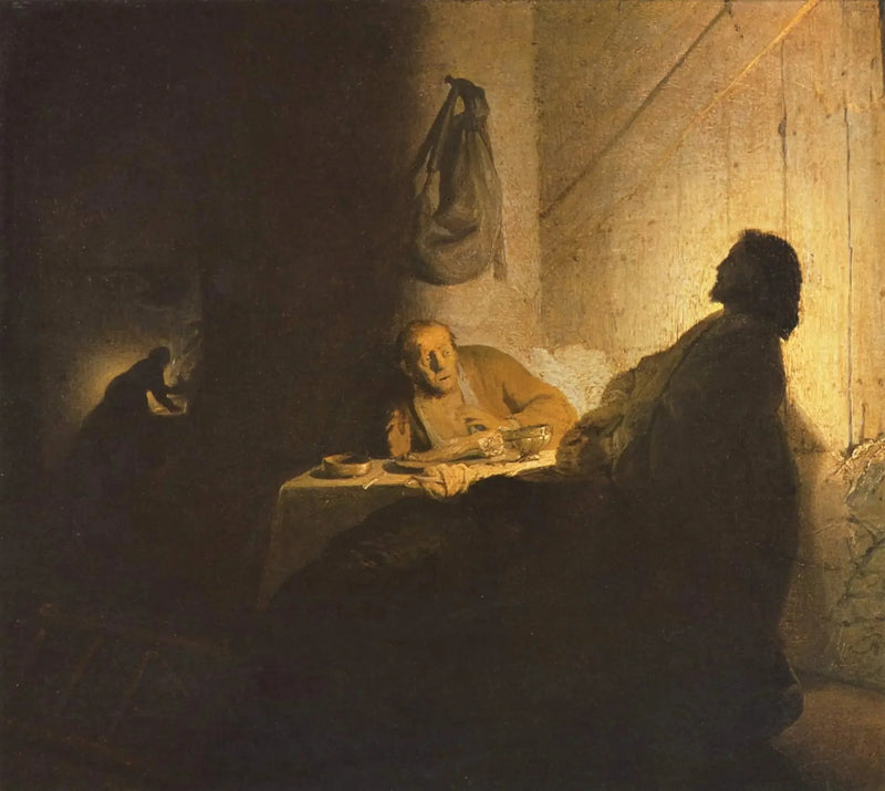 Emmaus-pilegrimene - Rembrandt