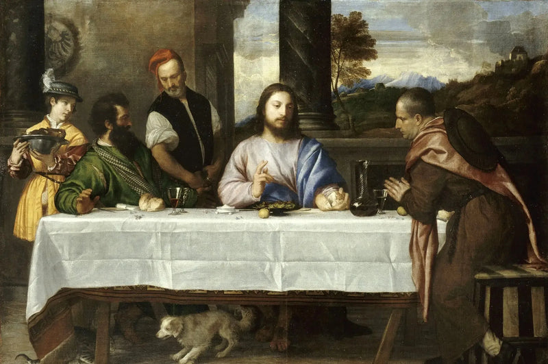 Emmaus-pilegrimer - Titian